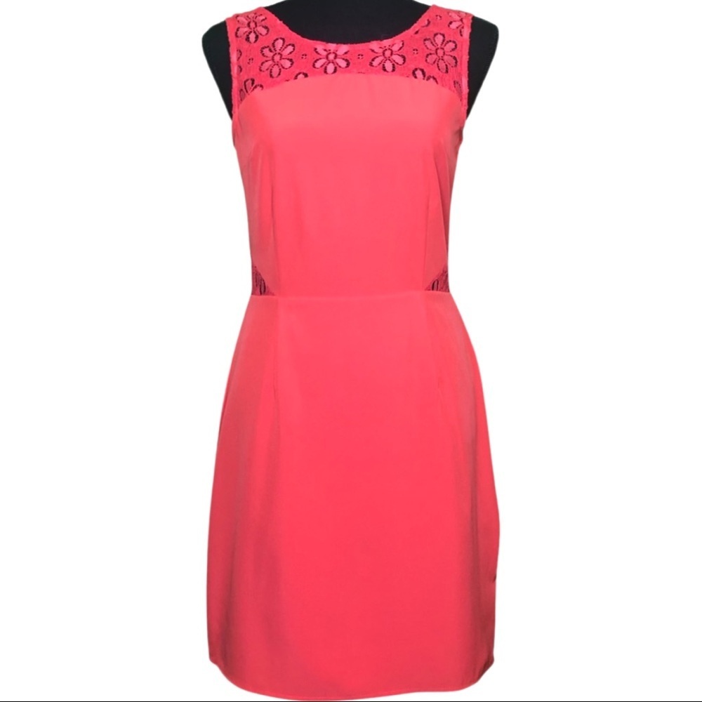 Lace Cutout Mini Dress